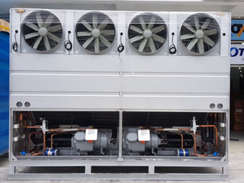 냉풍건조기(멸치건조)캐리어반폐30hp+30Hp 동명냉동자사