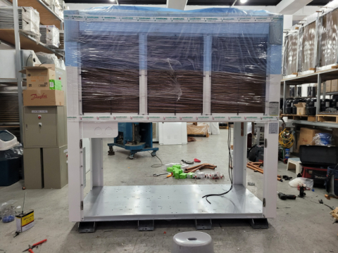 버섯재배용 PA-200(스크롤15HP)10대 동명냉동조합상사 자체 제작과정